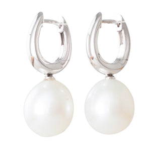 13mm South Sea Huggie Earrings