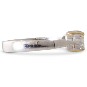 Flawless Fancy Yellow Diamond Ring