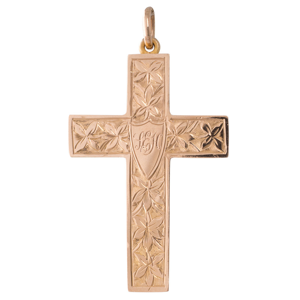 Antique Gold Cross