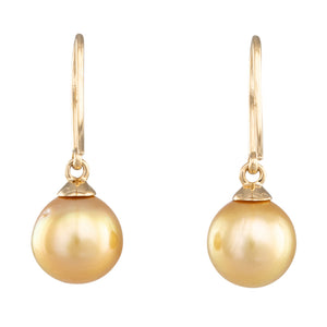 9-10mm Gold South Sea Hooks