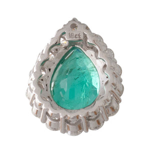 Emerald and Diamond Pendant