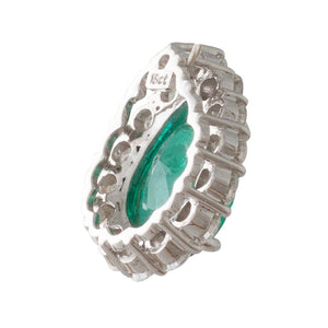 Emerald and Diamond Pendant