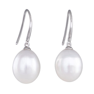 South Sea Pearl & Diamond Hooks