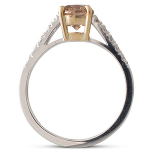 A 1.11ct Champagne Diamond Ring