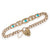 Padlock Bracelet with Turquoise