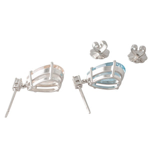 Aquamarine & Morganite Earrings