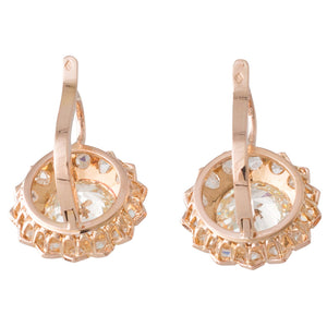 Antique Diamond Cluster Earrings
