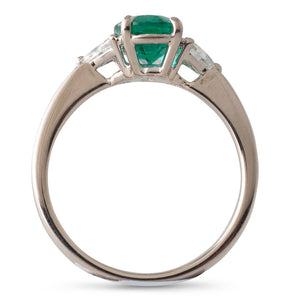 Emerald and Diamond Ring