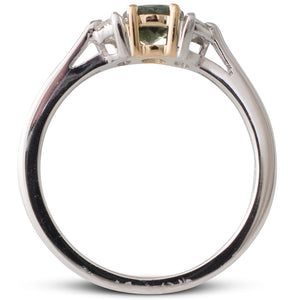 Parti Sapphire & Diamond Ring