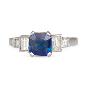 Sapphire & Diamond Ring