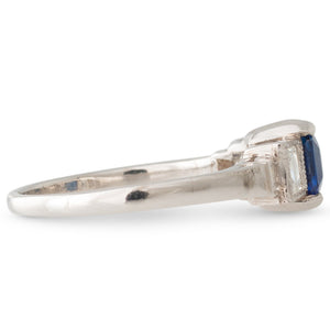 Sapphire & Diamond Ring