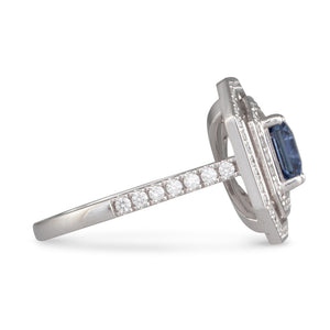 Sri Lankan Sapphire Octagonal Ring