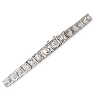 Antique Diamond Line Bracelet