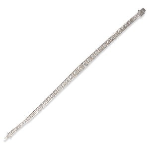 Antique Diamond Line Bracelet