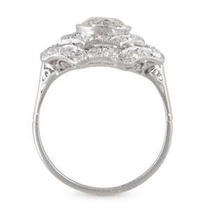 Diamond Snowflake Cluster Ring