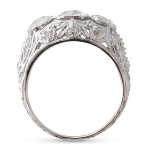 Art Deco Filigree Diamond Ring