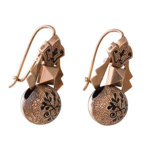 Victorian Gold Drop Earrings