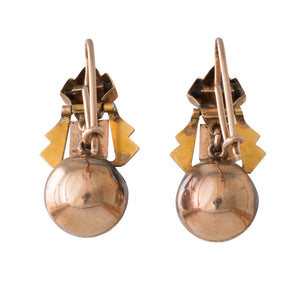 Victorian Gold Drop Earrings