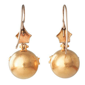 Victorian Gold Drop Earrings