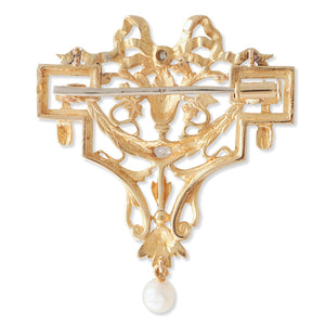 Antique Brooch with Diamonds