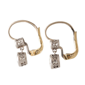 Double Diamond Earrings