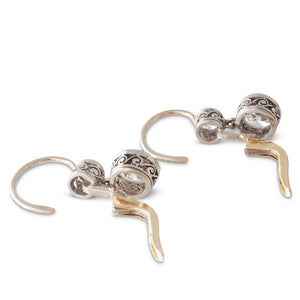 Double Diamond Earrings