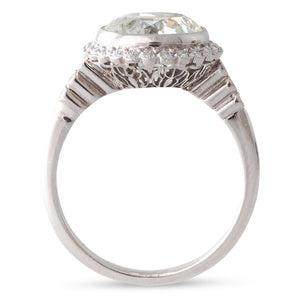 3.18ct Diamond Halo Ring