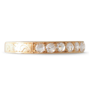 Rose Cut Diamond Band