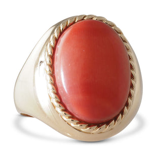 Antique Coral Ring