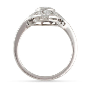 Art Deco Diamond Ring in Platinum