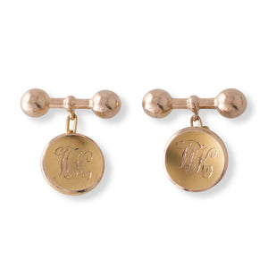 A Pair of Circular Cufflinks