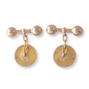 A Pair of Circular Cufflinks