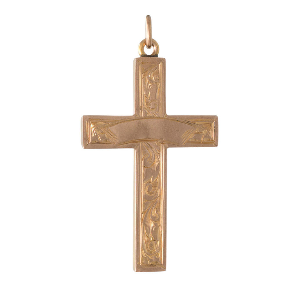 Antique Australian Engraved Cross