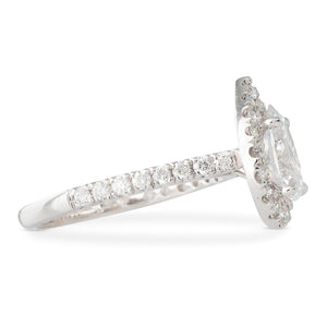 Pear Shape Diamond Cluster Ring