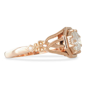 1.04ct Octagonal Diamond Ring