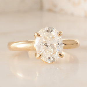 2.01ct Oval Diamond Solitaire
