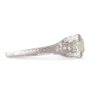 An Art Deco Diamond Solitaire Ring