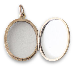 Engraved Oval Locket