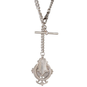 Antique Silver Chain with Medal