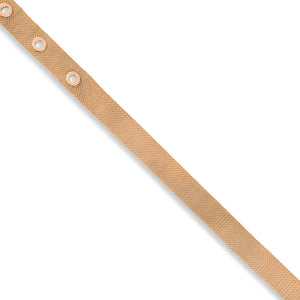 A Gold Mesh Bracelet with Buckle