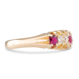 Victorian Half Hoop Ring