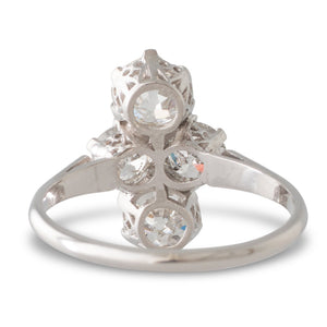 Platinum and Diamond Ring