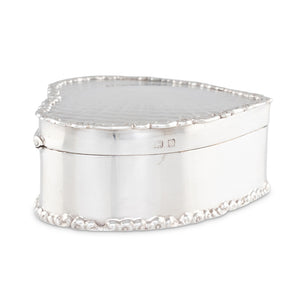 A Silver Heart Shaped Box