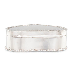 A Silver Heart Shaped Box