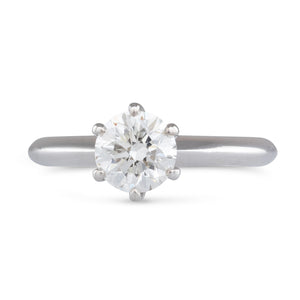 A Solitaire Diamond Ring 0.91cts