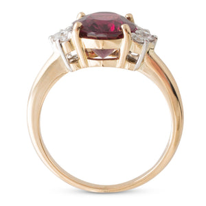 Garnet and Diamond Ring