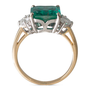 3.35ct Emerald & Diamond Ring