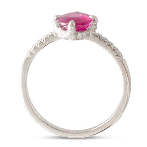 A 1.44ct Ruby and Diamond Ring