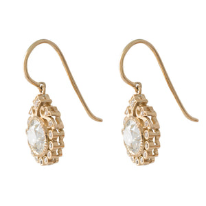 Diamond Cluster Earrings