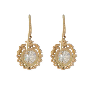 Diamond Cluster Earrings